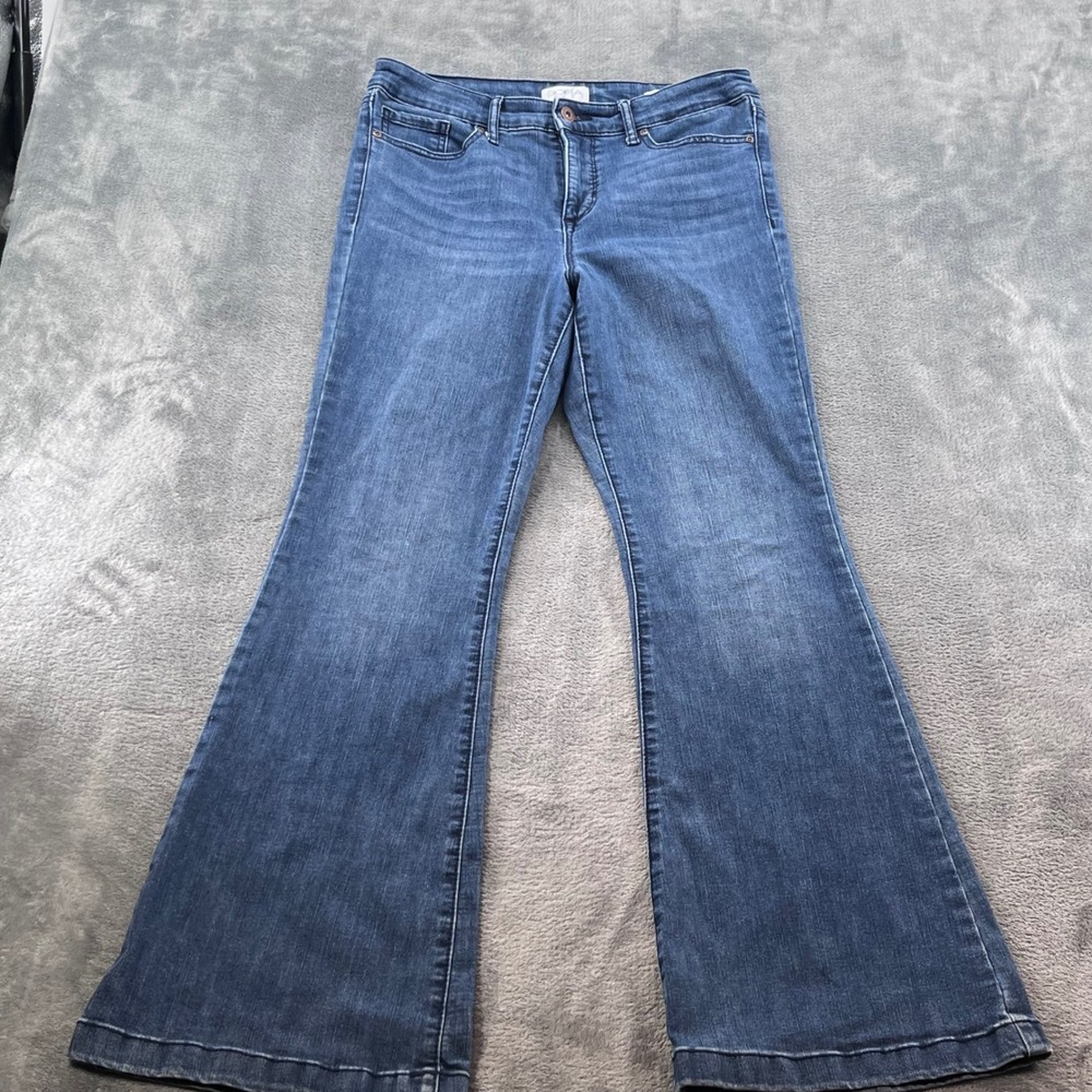 Sofia Jeans by Sofia Vergara Women Medium Wash Flare Jeans Size 8S